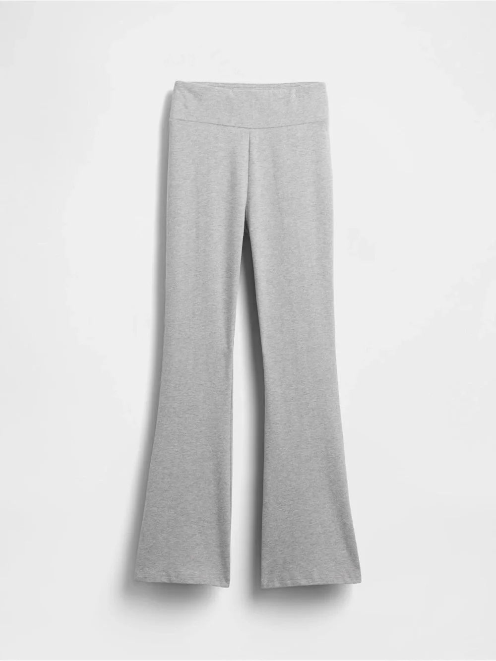 🩶 3 Pairs GAP Kids Light Heather Gray Flared Leggings